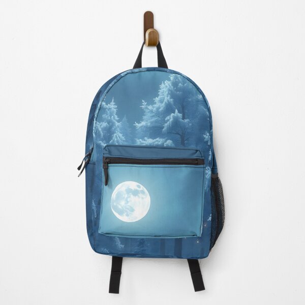 Item preview, moonlit winter forest designed and sold by risenphoenixart.