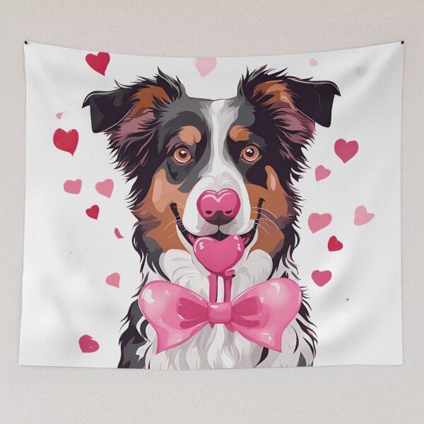 Item preview, Valentine's Day Australian Shepherd Love designed and sold by GoodyPaws.