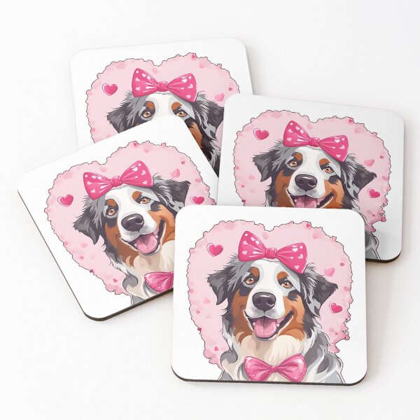 Item preview, Valentine's Day Australian Shepherd Love designed and sold by GoodyPaws.