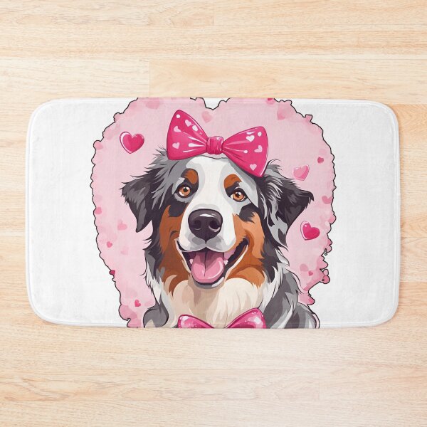 Item preview, Valentine's Day Australian Shepherd Love designed and sold by GoodyPaws.