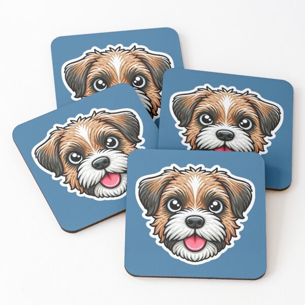Item preview, Border Terrier Dog Head  designed and sold by ArtistEmbrace.
