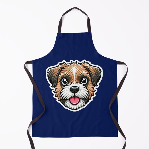 Item preview, Border Terrier Dog Head designed and sold by ArtistEmbrace.