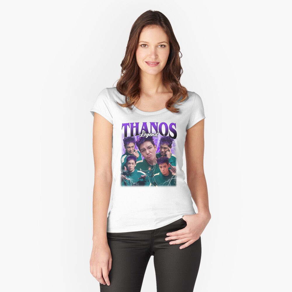 Item preview, Fitted Scoop T-Shirt designed and sold by quotes-print.