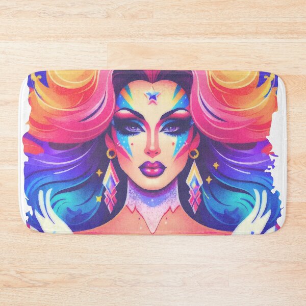 Item preview, Stunning Blonde with Vibrant Face Paint designed and sold by Arte Cartoon From TagTeam Group.