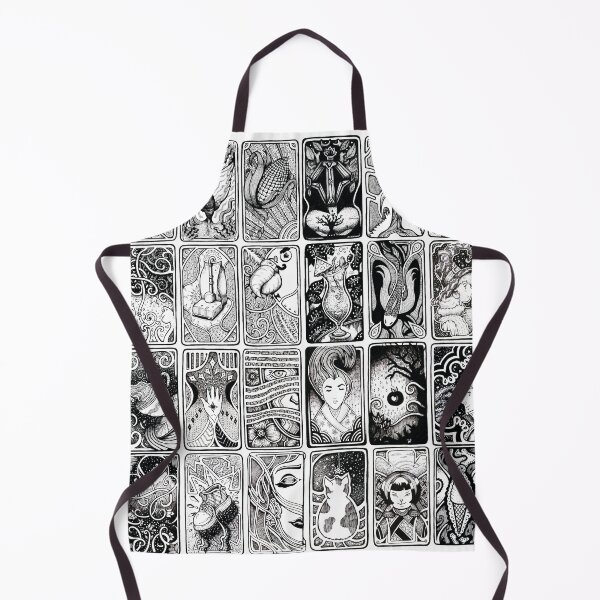 Item preview, Black and white Tarot Cards designed and sold by shamvandamn.