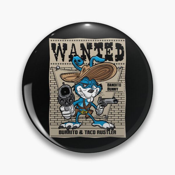 Item preview, Wanted Bandito Bunny designed and sold by eShirtLabs.