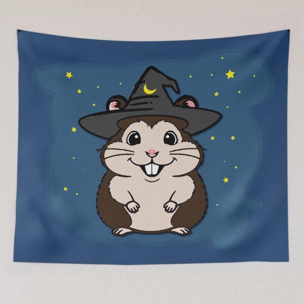 Item preview, HAPPY CUTE WITCH HAMSTER designed and sold by Esinald.