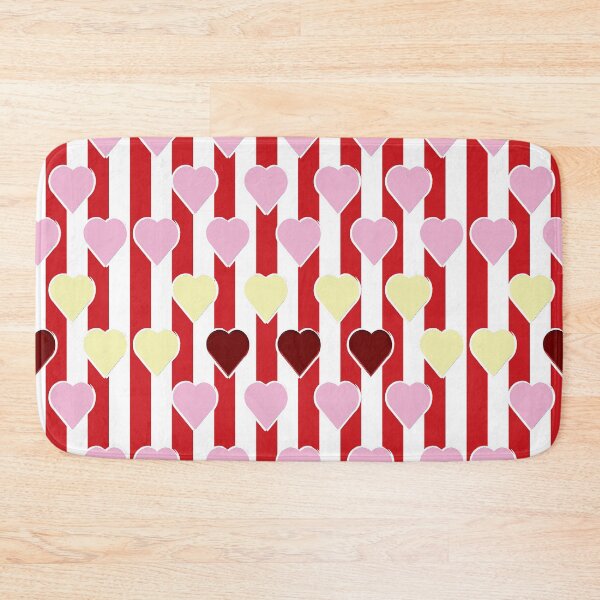 Item preview, Red Valentine Heart-white-red -pink pattern 20 designed and sold by StudioViArt.
