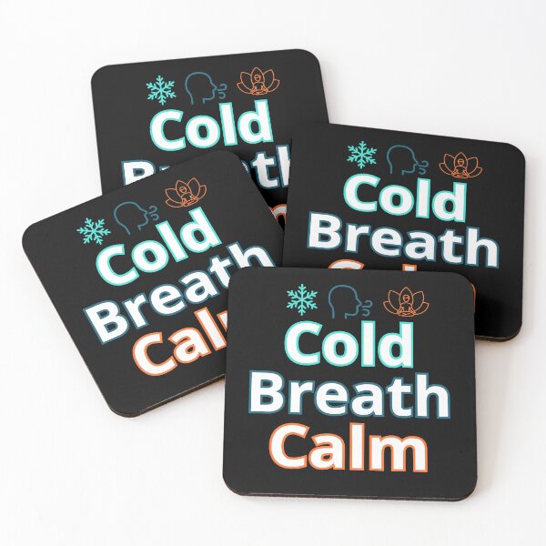 Item preview, Cold Breath Calm Minimalist Design, Ice Bath  designed and sold by IceBathDESIGNS.