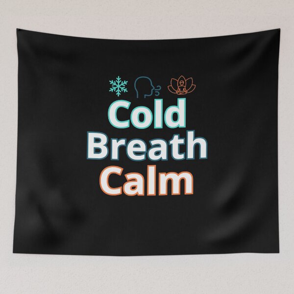 Item preview, Cold Breath Calm Minimalist Design, Ice Bath  designed and sold by IceBathDESIGNS.