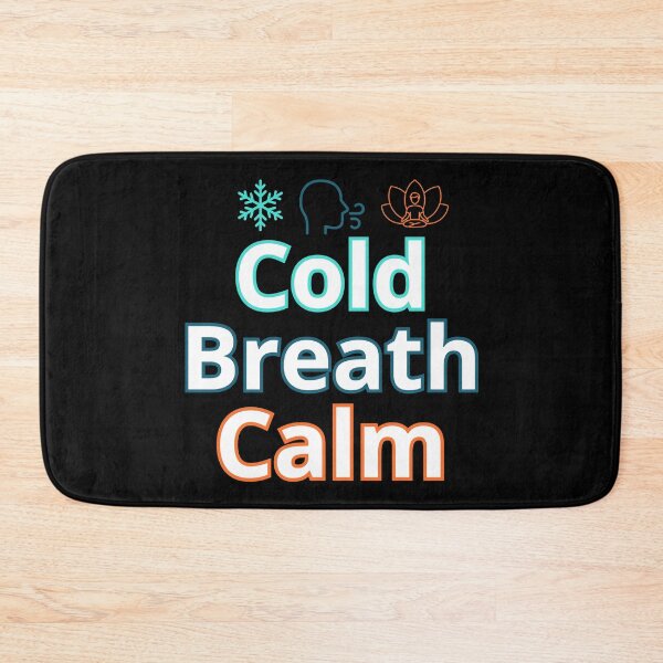 Item preview, Cold Breath Calm Minimalist Design, Ice Bath  designed and sold by IceBathDESIGNS.