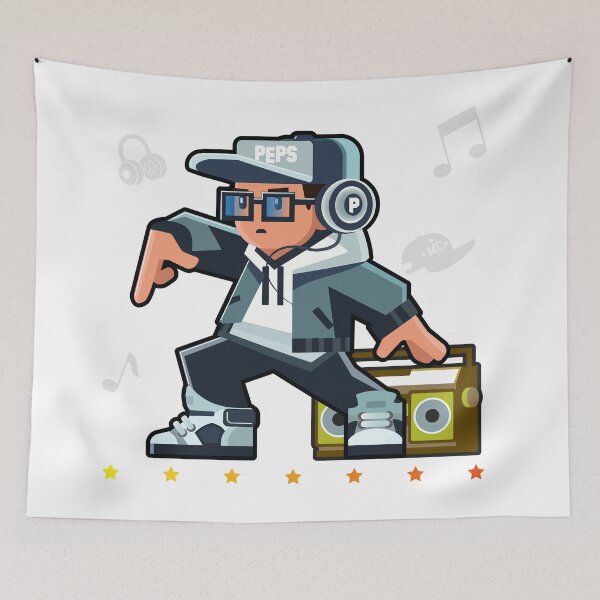 Item preview, Hip Hop Boy: Hip Hop Dancer in Action designed and sold by Arte Cartoon From TagTeam Group.