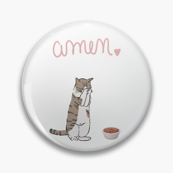 Item preview, Cute Funny Brown Tabby Cat Amen Gifts For Tabby Cat Lovers  designed and sold by Cuteanimalgifts.