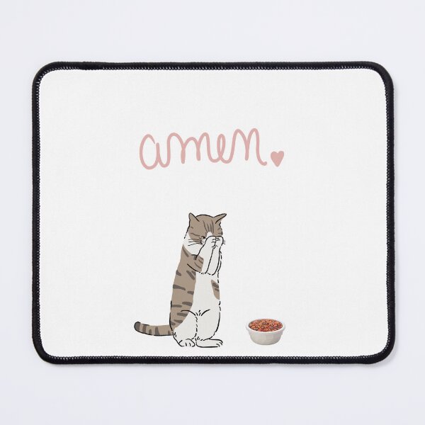 Item preview, Cute Funny Brown Tabby Cat Amen Gifts For Tabby Cat Lovers designed and sold by Cuteanimalgifts.