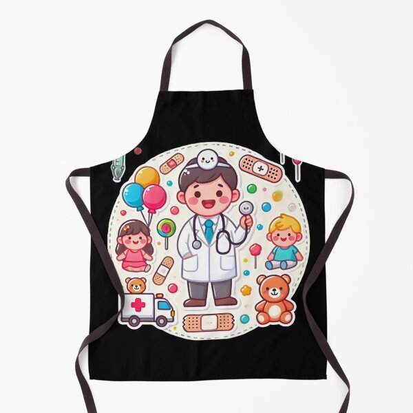 Item preview, Pediatrician Sticker – Friendly Design for Kids designed and sold by EuropeanPrints.
