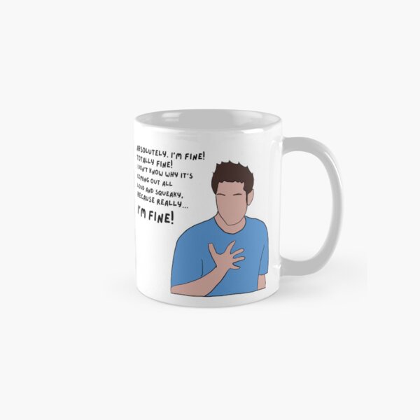 Item preview, Ross is Totally Fine quote designed and sold by TheAkornEmporia.