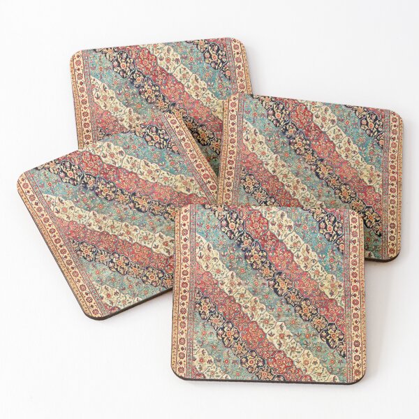 Item preview, Antique Persian Kerman Rug Print designed and sold by Vicky Brago-Mitchell®.