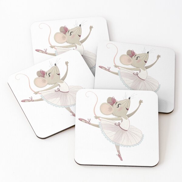 Item preview, Pirouette in Progress: Dancing Mouse Ballet Sticker designed and sold by digitalscrabble.