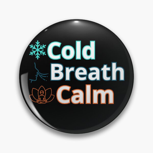 Item preview, Cold Breath Calm Minimalist Design, Ice Bath  designed and sold by IceBathDESIGNS.