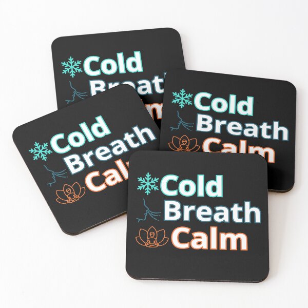 Item preview, Cold Breath Calm Minimalist Design, Ice Bath  designed and sold by IceBathDESIGNS.