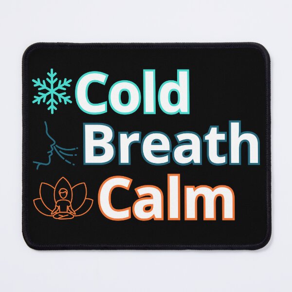 Item preview, Cold Breath Calm Minimalist Design, Ice Bath  designed and sold by IceBathDESIGNS.
