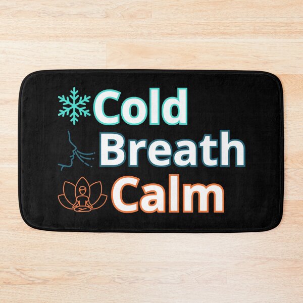 Item preview, Cold Breath Calm Minimalist Design, Ice Bath  designed and sold by IceBathDESIGNS.