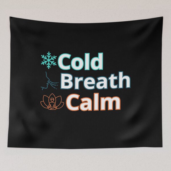 Item preview, Cold Breath Calm Minimalist Design, Ice Bath  designed and sold by IceBathDESIGNS.