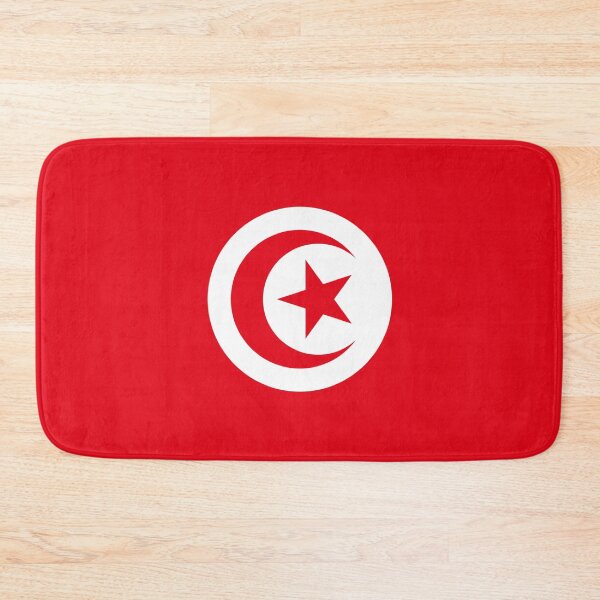 Artikelvorschau, Flagge von Tunesien entworfen und verkauft von TinaJostDesigns.