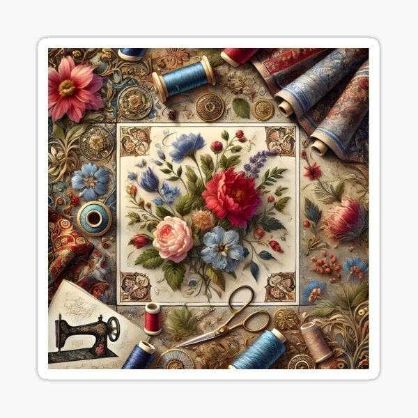 Item preview, Vintage Dressmaker designed and sold by AMbience Art.