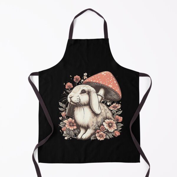 Item preview, Cottagecore Aesthetic Cute Floral Rabbit Graphic Art designed and sold by Dressed For Duty.
