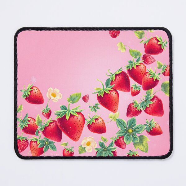 Item preview, cute strawberries designed and sold by risenphoenixart.