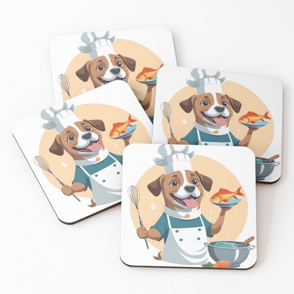 Item preview, Chef Dog Cartoon - Funny Cooking Design for Dog and Food Lovers designed and sold by Furry Paw  Prints.
