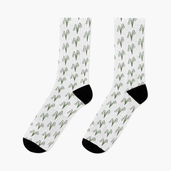 Item preview, Snowdrop doodles designed and sold by Ala Lopatniov.