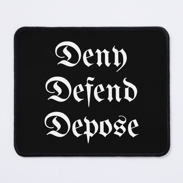 Item preview, Deny Defend Depose designed and sold by RiverLeigh.