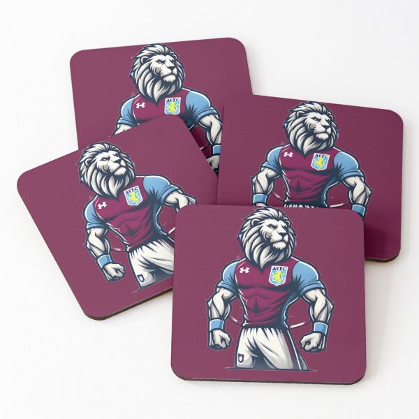 Item preview, Fierce Aston Villa Lion Mascot designed and sold by Final Whistle Art.