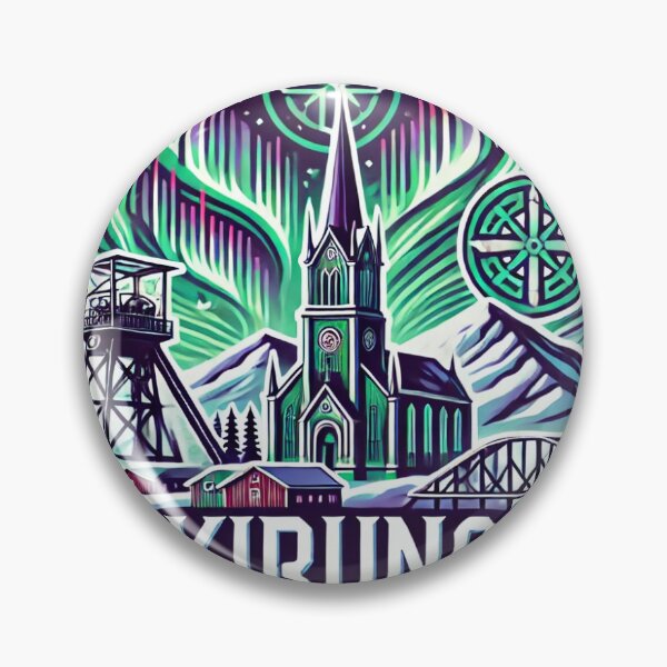 Item preview, Kiruna Sweden Stickers designed and sold by Florianp17.