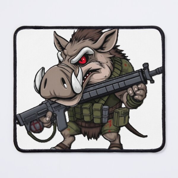 Item preview, The Angry Boar Warrior designed and sold by RobDaHoody.