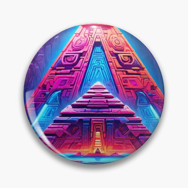 Item preview, "Futuristic Dual Pyramid Vision" designed and sold by SpectrumEssence.
