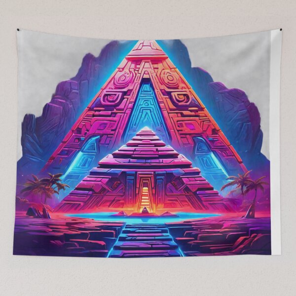 Item preview, "Futuristic Dual Pyramid Vision" designed and sold by SpectrumEssence.
