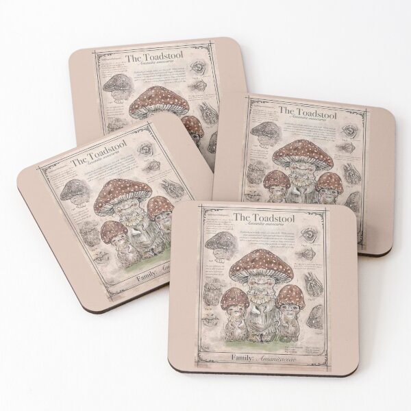Item preview, Poisonous mushrooms designed and sold by PatronesKawai.