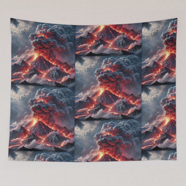 Item preview, The Fury of the Volcano designed and sold by GlassPenny.