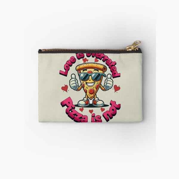 Item preview, Love is overrated, Pizza is not. Pizza lovers designed and sold by Tee-Craftify.