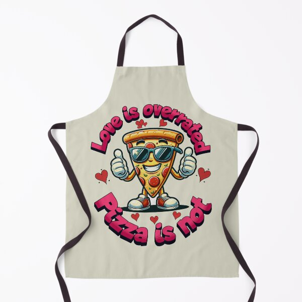 Item preview, Love is overrated, Pizza is not. Pizza lovers designed and sold by Tee-Craftify.