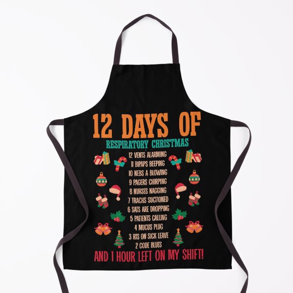 Item preview, 12 Days Of Respiratory Therapist Christmas RT Therapy Xmas designed and sold by Dressed For Duty.