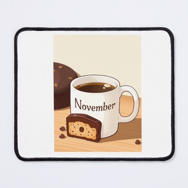 Item preview, November Coffee caffeine cake funny birthday gift lover designed and sold by CheeseBlueprint.