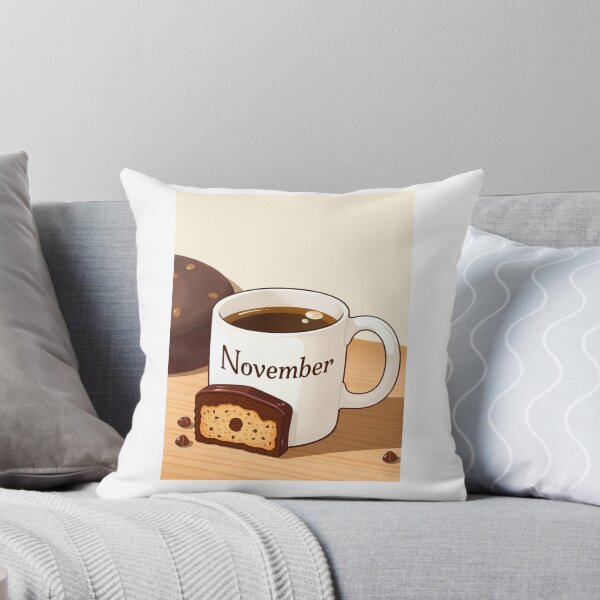 Item preview, November Coffee caffeine cake funny birthday gift lover designed and sold by CheeseBlueprint.