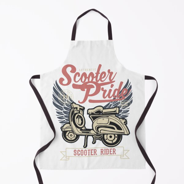Artikelvorschau, Rollerfahrer entworfen und verkauft von The Vintage Retro Store.