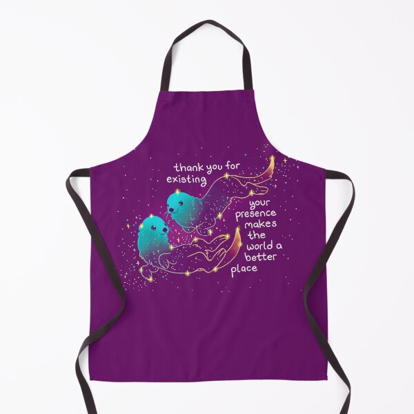 Item preview, "Thank You For Existing" Galaxy River Otters designed and sold by thelatestkate.