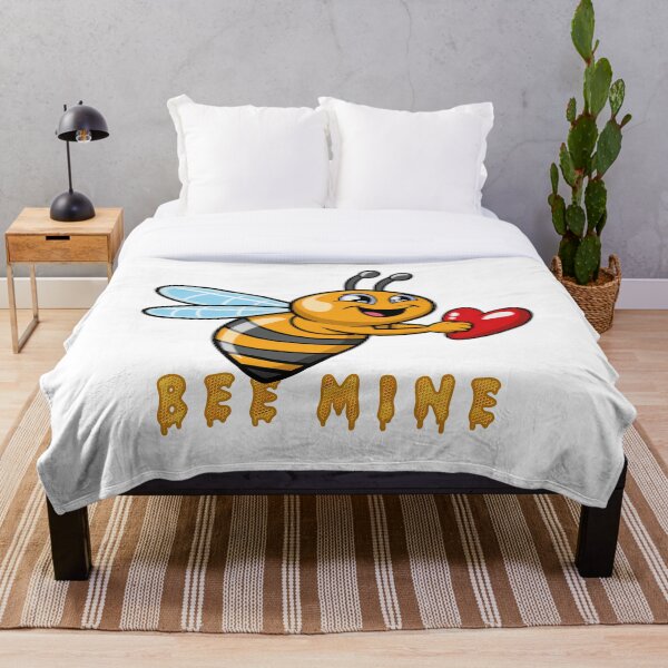 Artikelvorschau, Bee Mine: Süßes Valentins-Buzz entworfen und verkauft von Delemore Art.