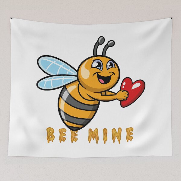 Item preview, Bee Mine: Sweet Valentine's Buzz designed and sold by Delemore Art.